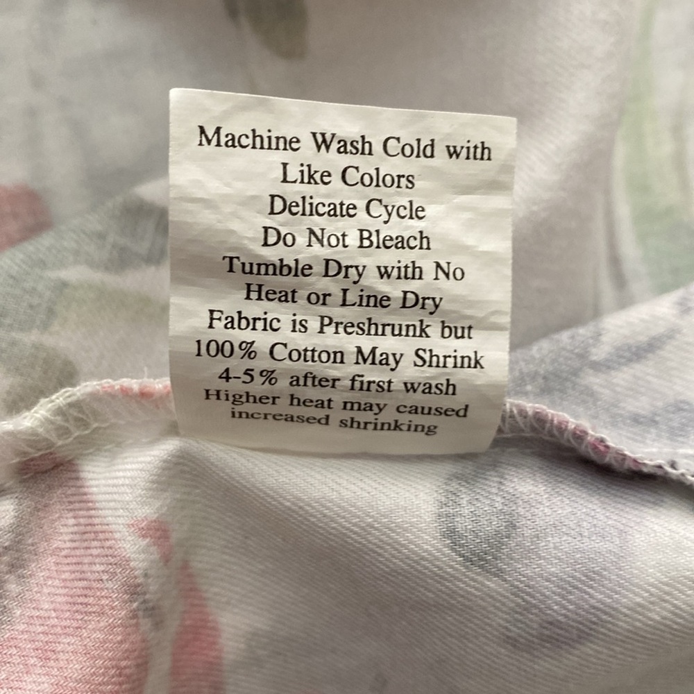 Petite Plume Floral Cotton Robe Large - Picture 6 of 6